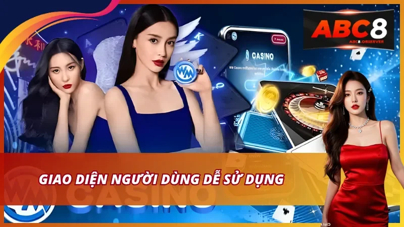 Thiết kế trực quan và thao tác đơn giản